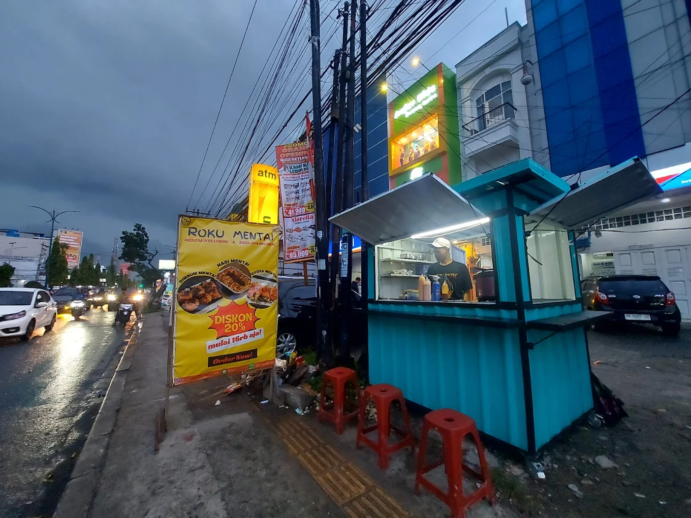 Proses pembuatan dimsum mentai Roku Mentai
